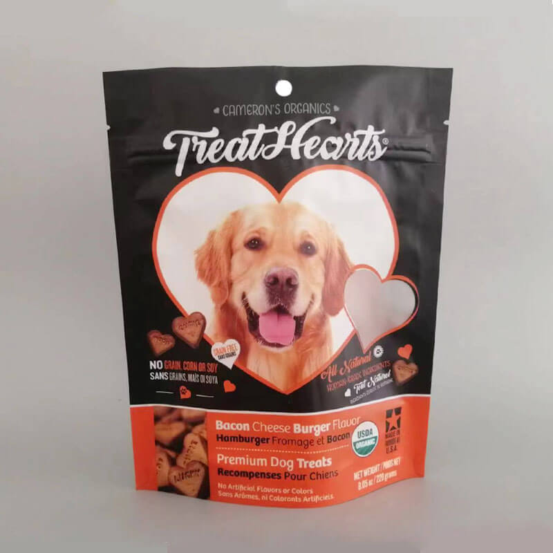 Custom Logo Printed Resealable Dog Food Bag Factory