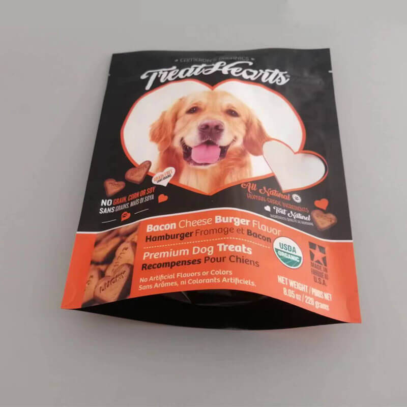 Custom Logo Printed Resealable Dog Food Bag Factory